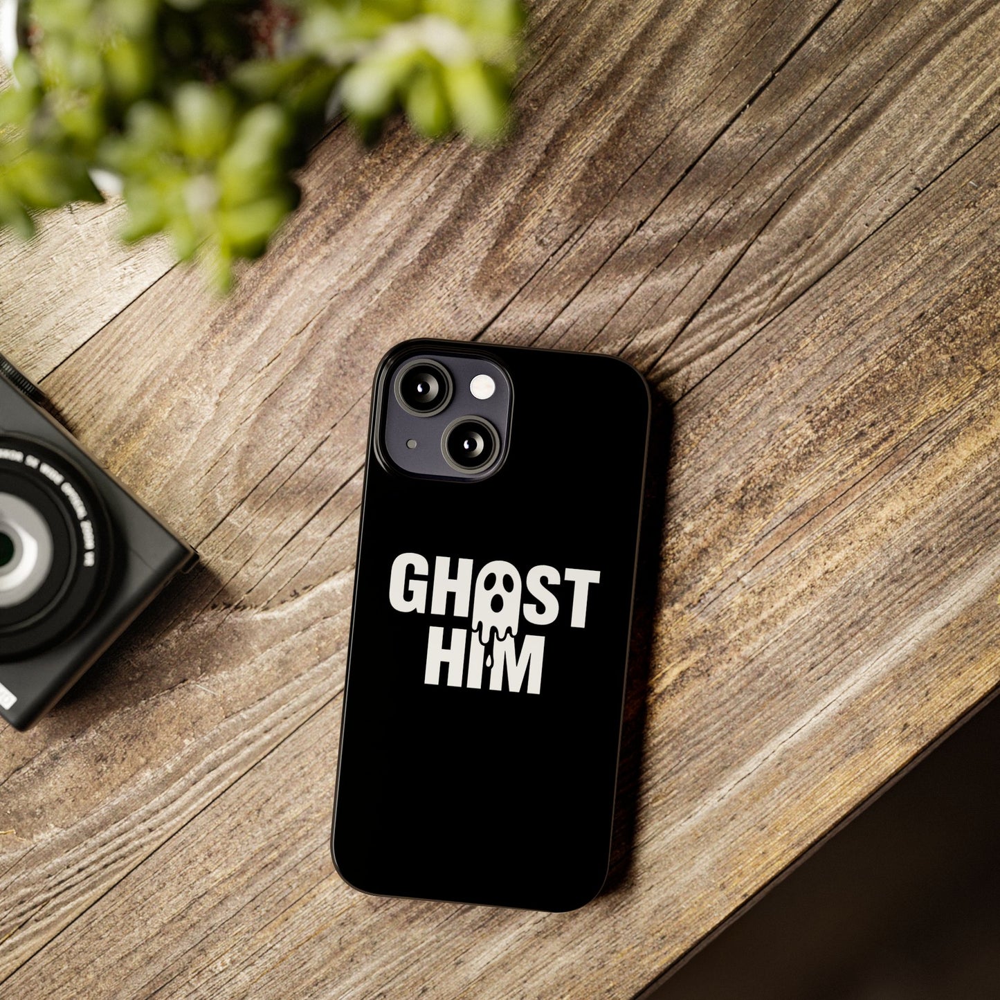 Ghost Him Slim iPhone Case