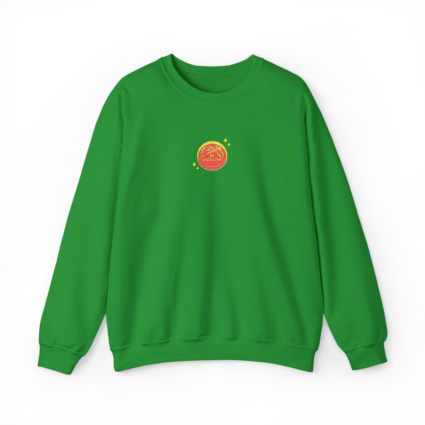 Be Excellent Embroidered Crewneck Sweatshirt