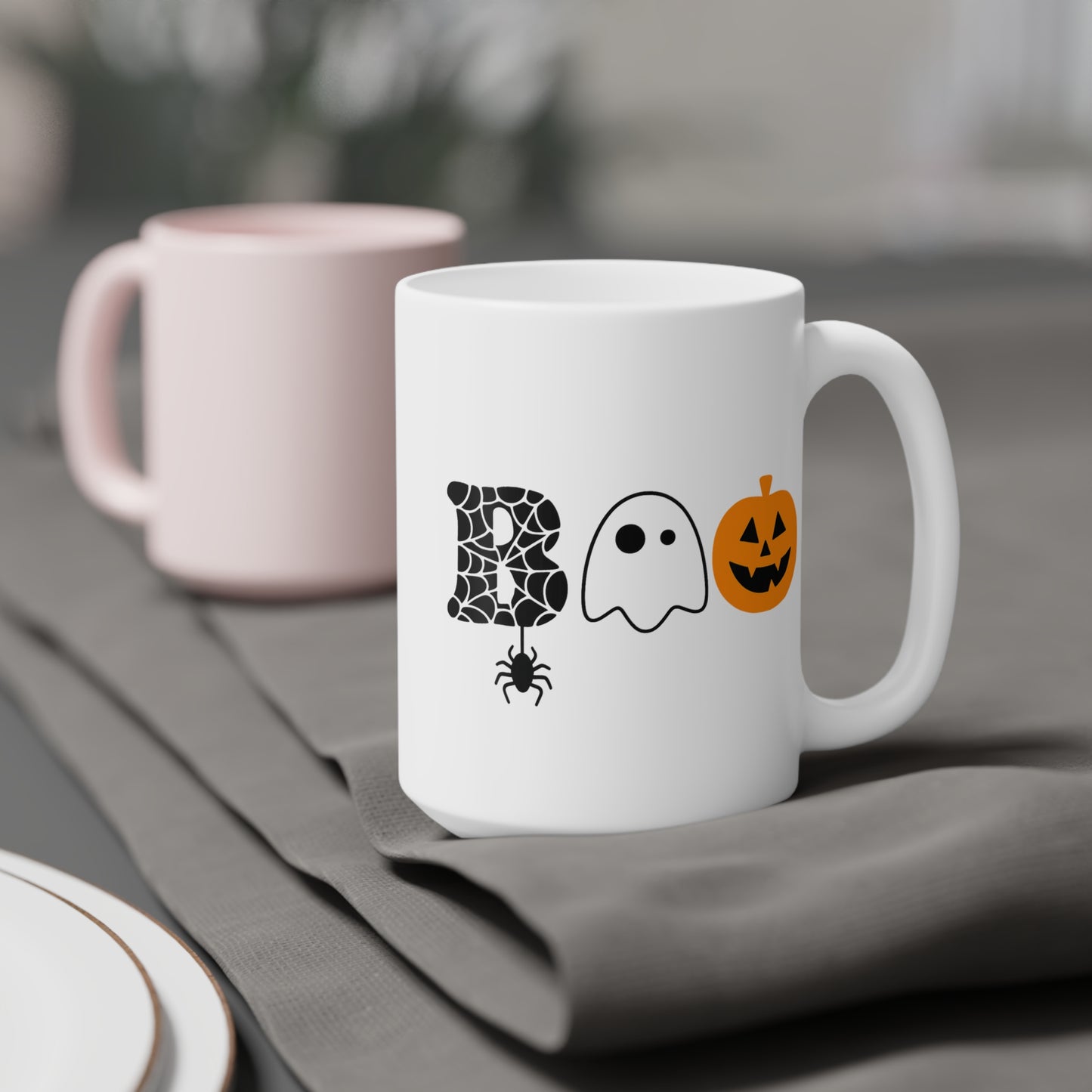 Boo Halloween Ceramic Mug (11oz, 15oz, 20oz)
