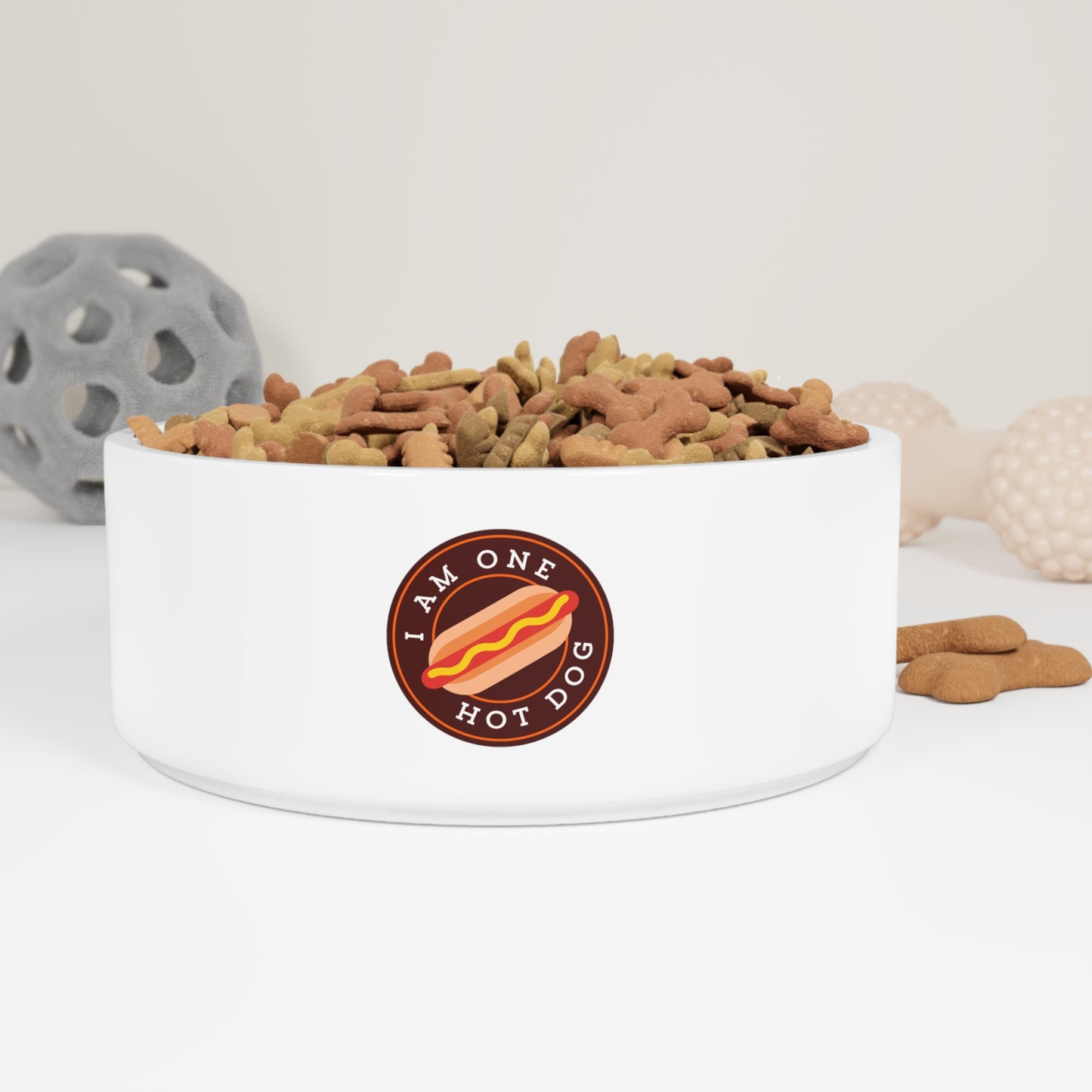 I Am One Hot Dog Pet Bowl