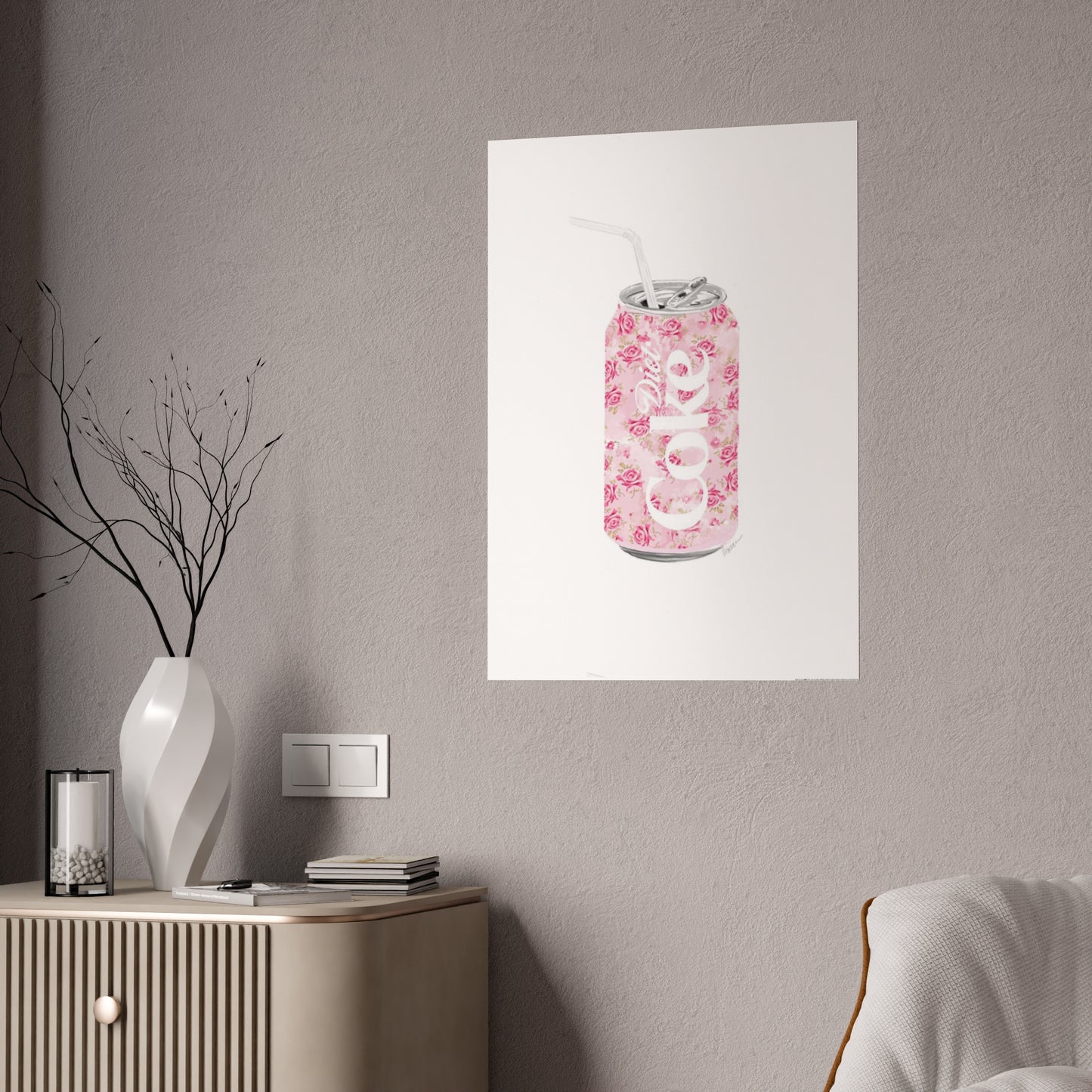Rose Diet Coke Gloss Poster