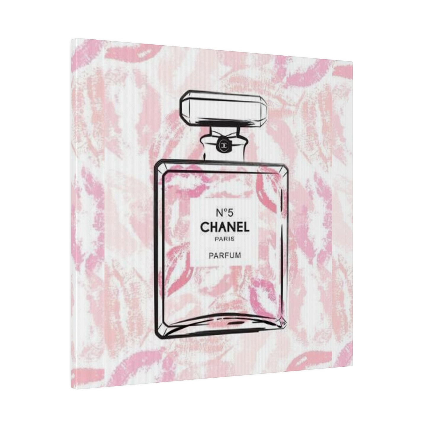 Luxury Fragrance Kisses Matte Canvas, Stretched