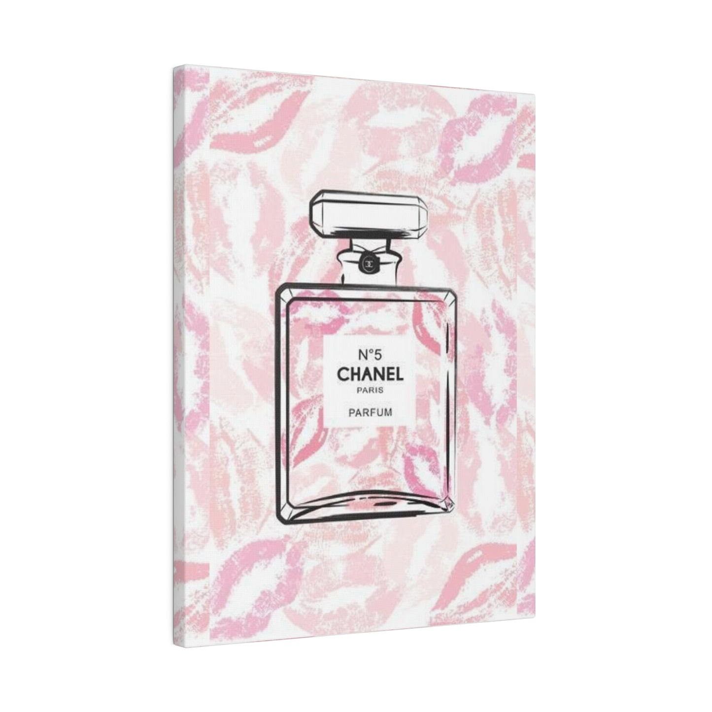 Luxury Fragrance Kisses Matte Canvas, Stretched