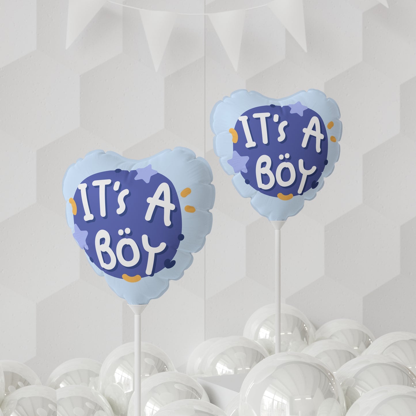 It's a Boy Star Gender Reveal 11" Balloon