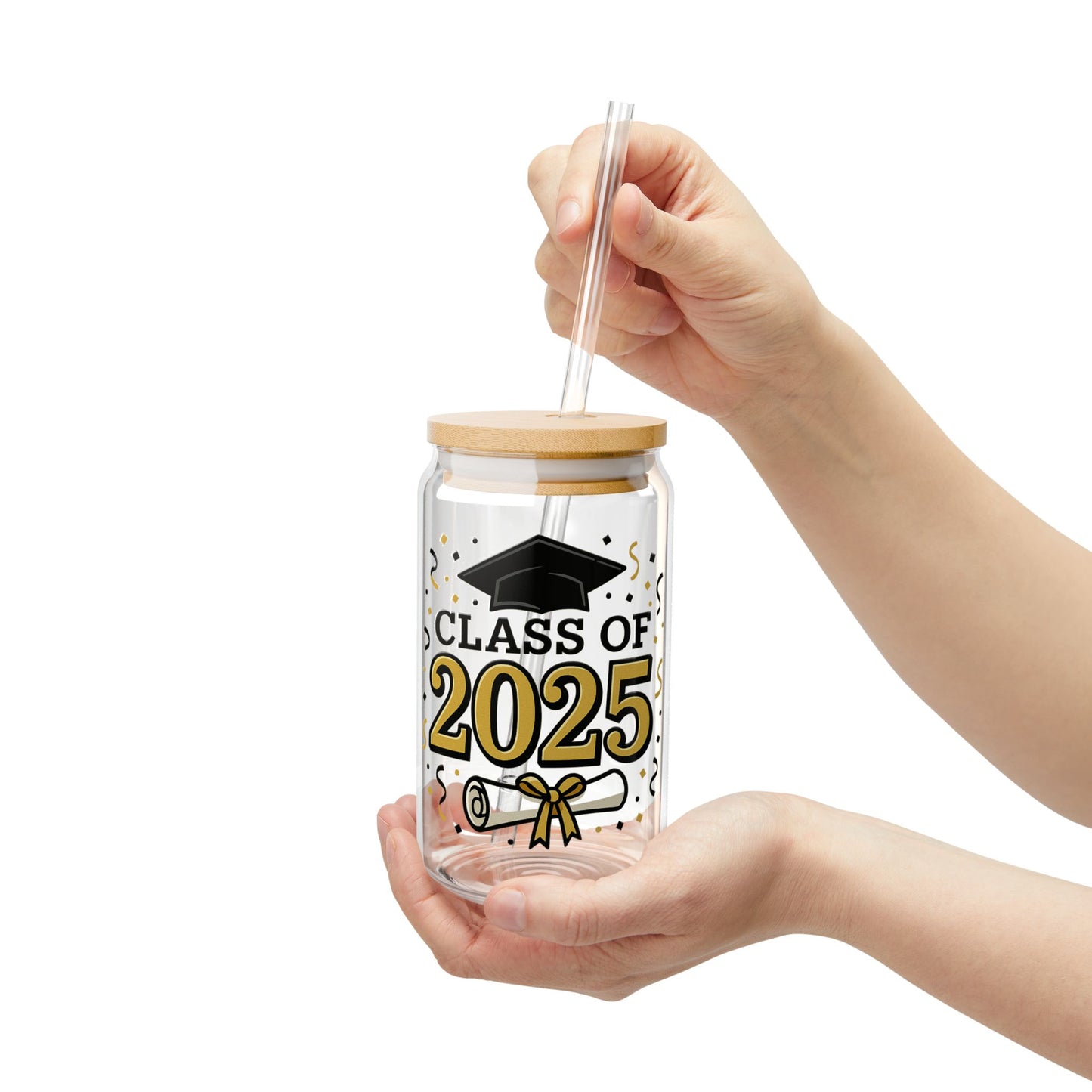 Class of 2025 Sipper Glass