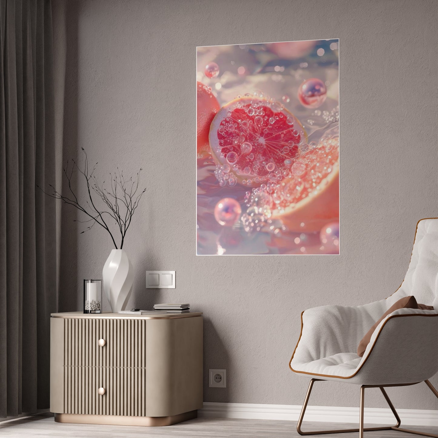 Grapefruit Pools Gloss Poster