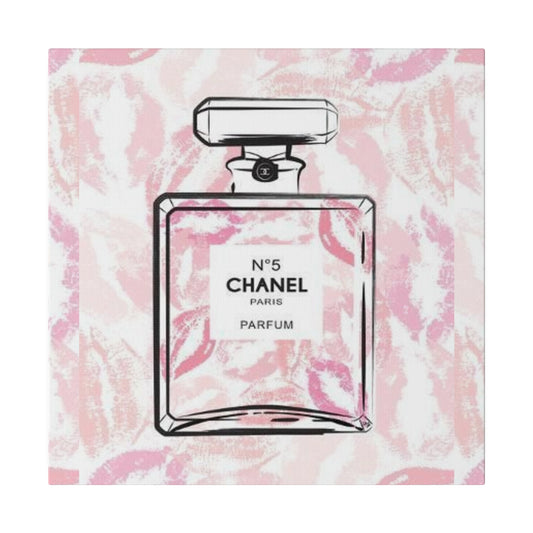 Luxury Fragrance Kisses Matte Canvas, Stretched