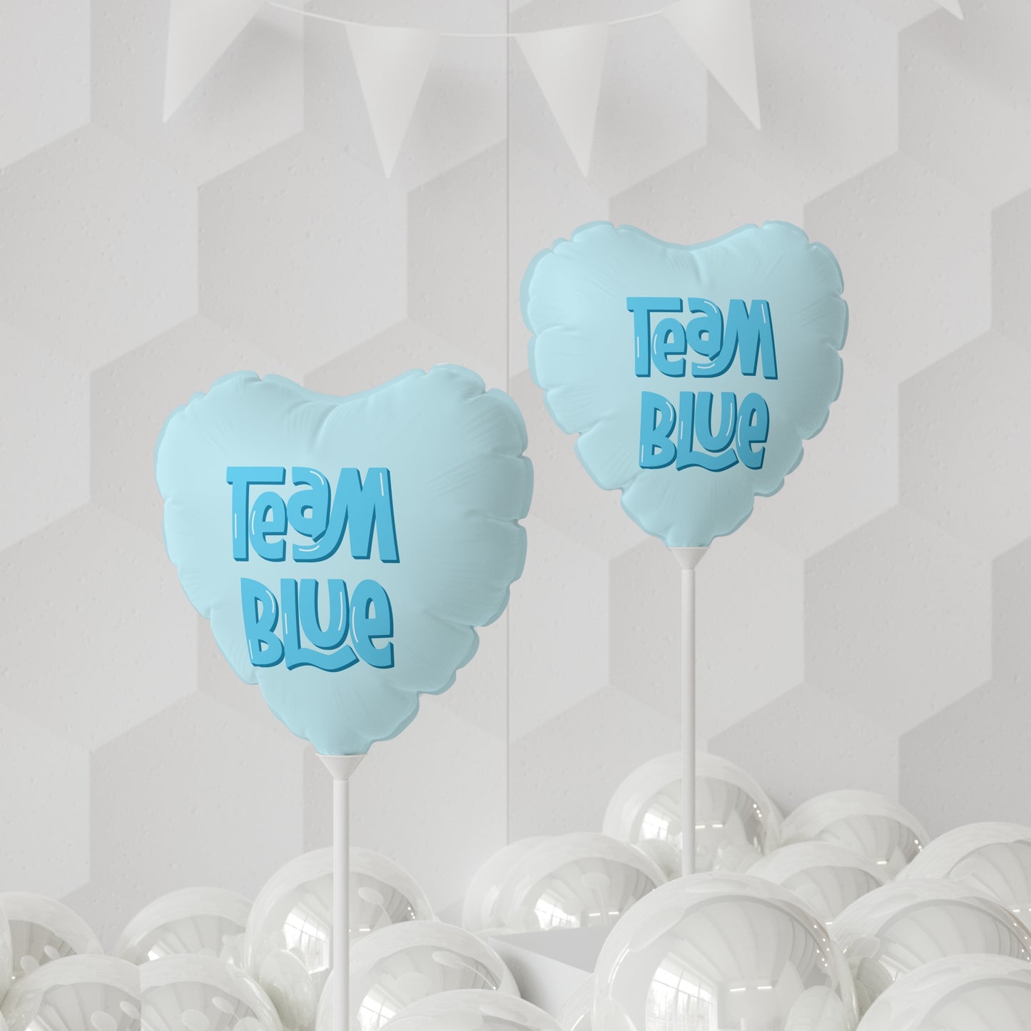 Team Blue Gender Reveal 11" Balloon
