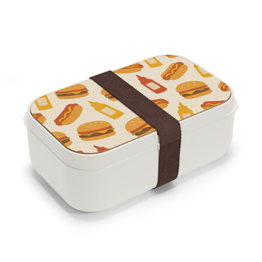 Hamburger Dog Bento Lunch Box