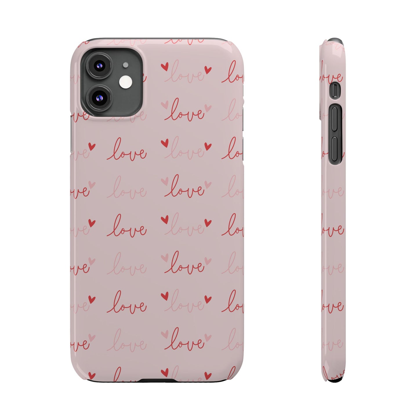 Love Silk Slim iPhone Case