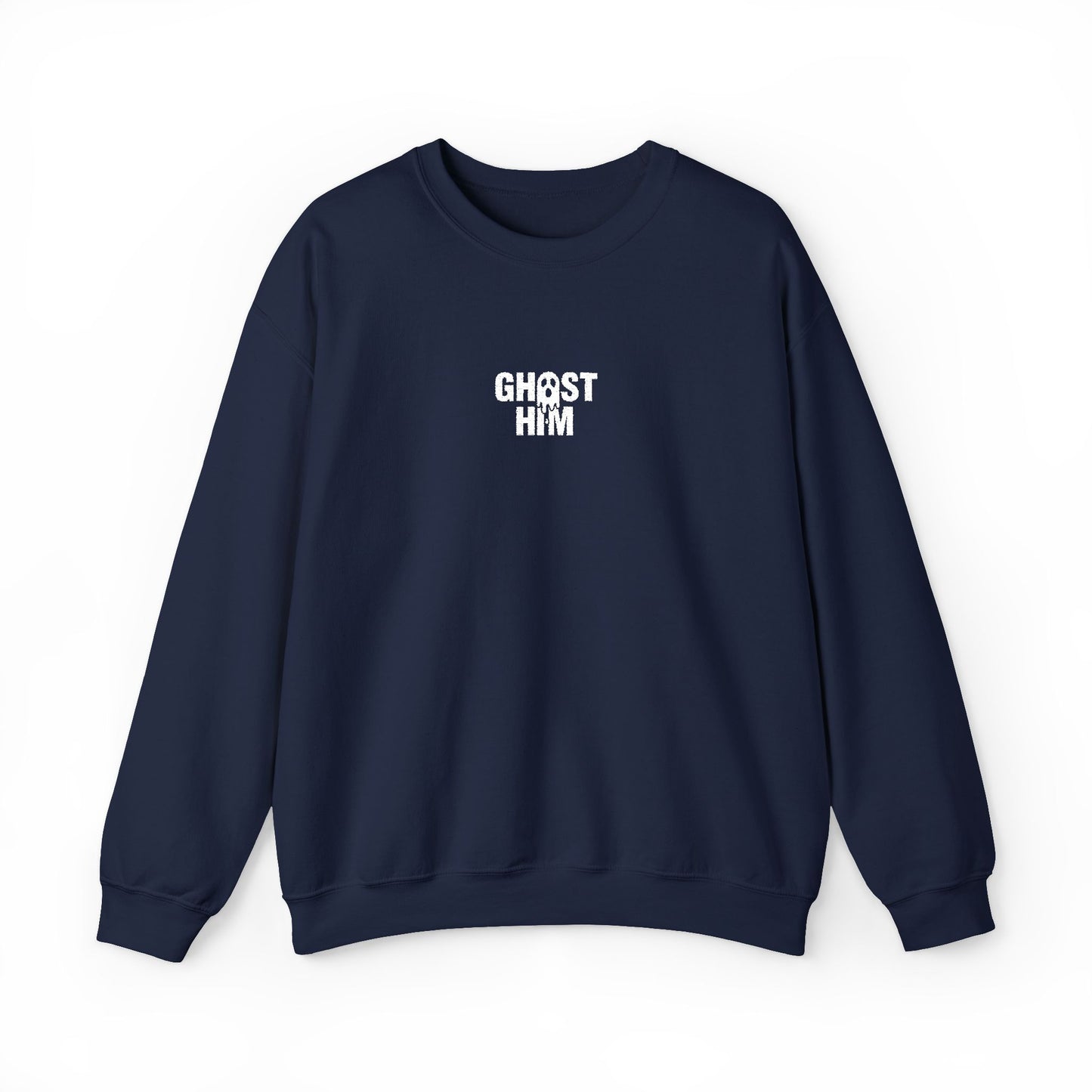 Ghost Him Embroidered Crewneck Sweatshirt