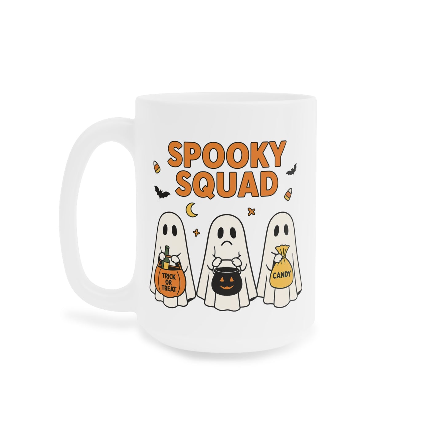 Spooky Squad Trick or Treat Ceramic Mug (11oz, 15oz, 20oz)