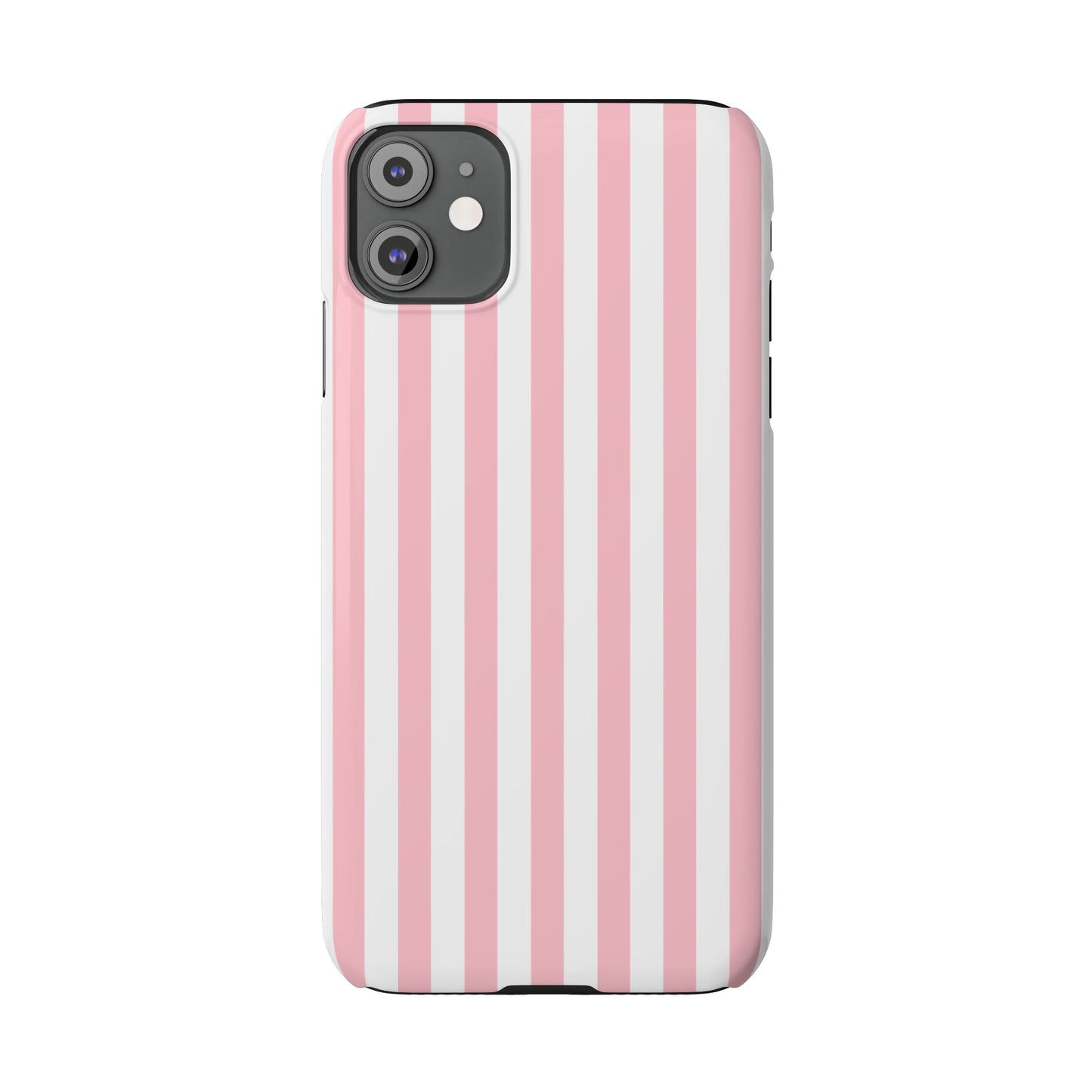 Pink Striped Summer Slim iPhone Case