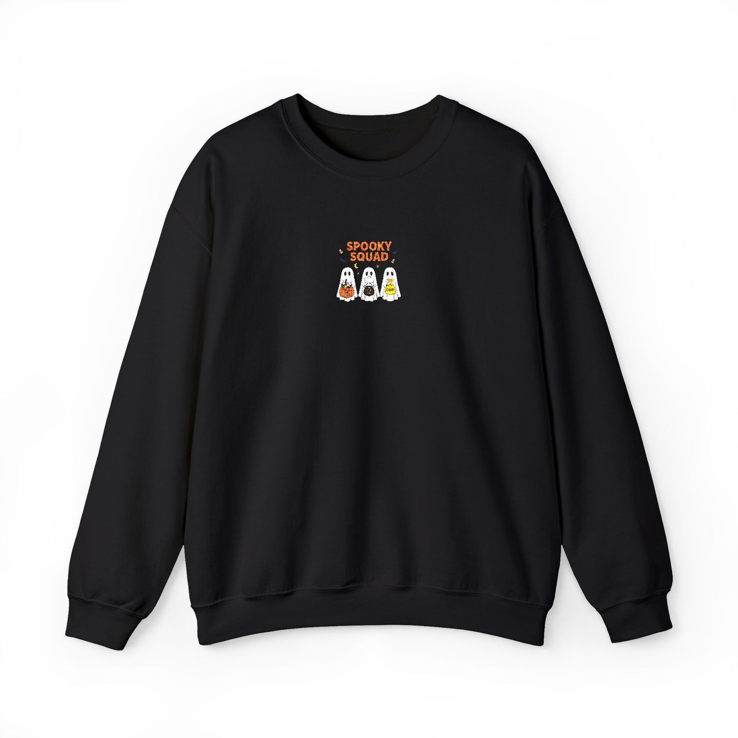 Spooky Squad Trick or Treat Embroidered Crewneck Sweatshirt