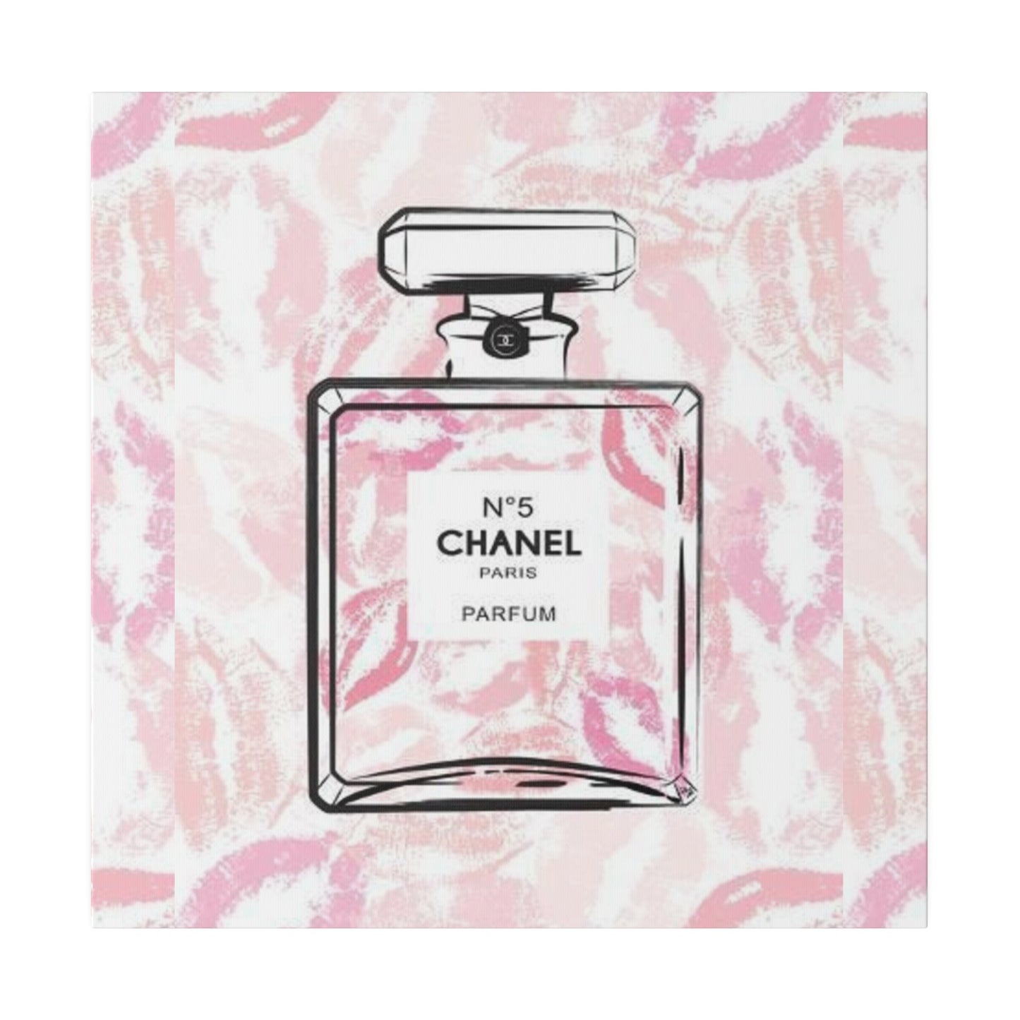 Luxury Fragrance Kisses Matte Canvas, Stretched