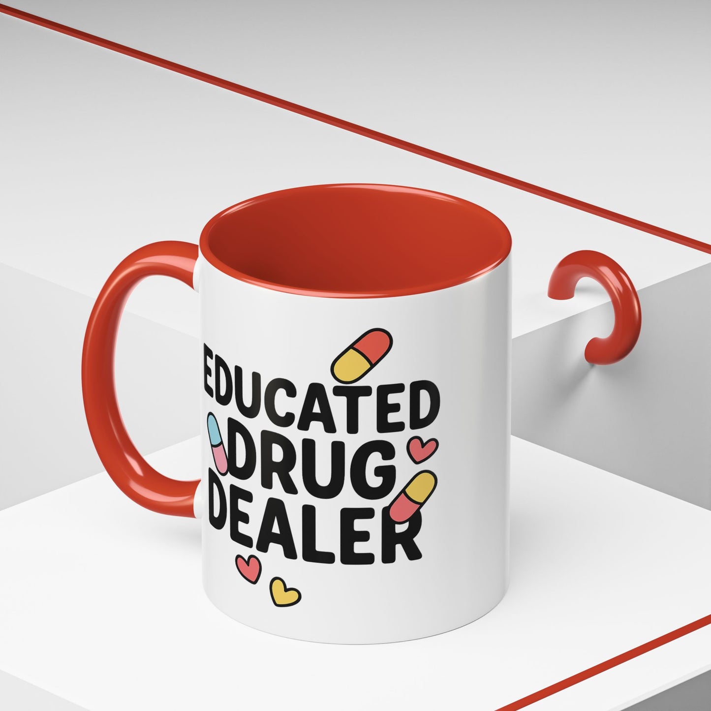 Educated Drug Dealer Accent Coffee Mug (11, 15oz)