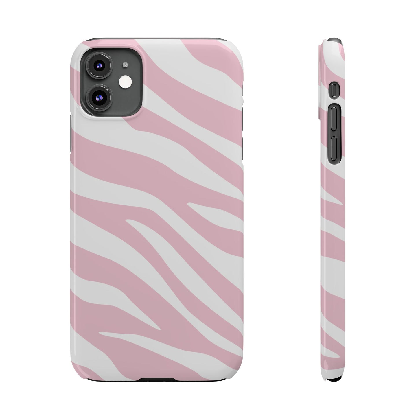 Pink Zebra Slim iPhone Case