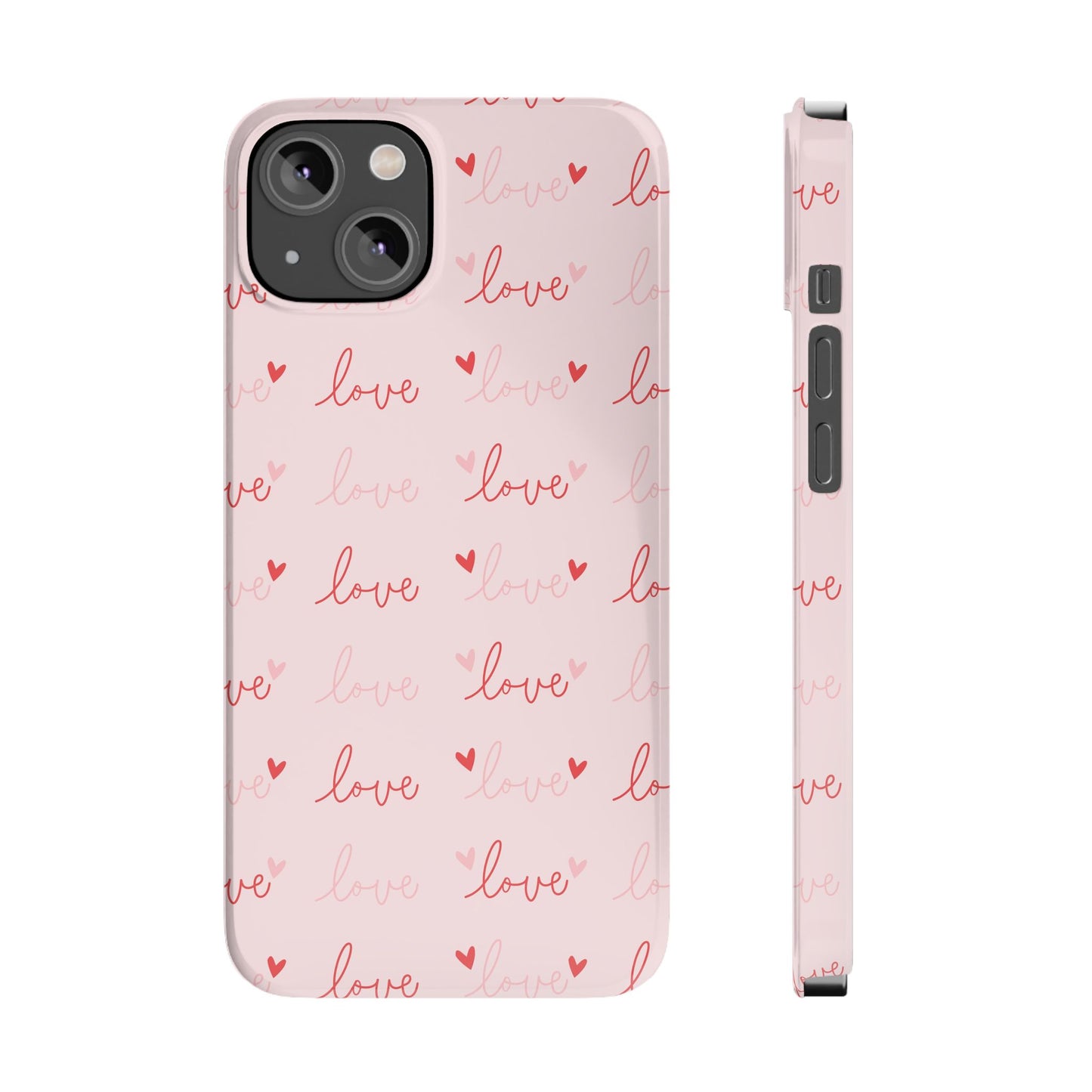 Love Silk Slim iPhone Case