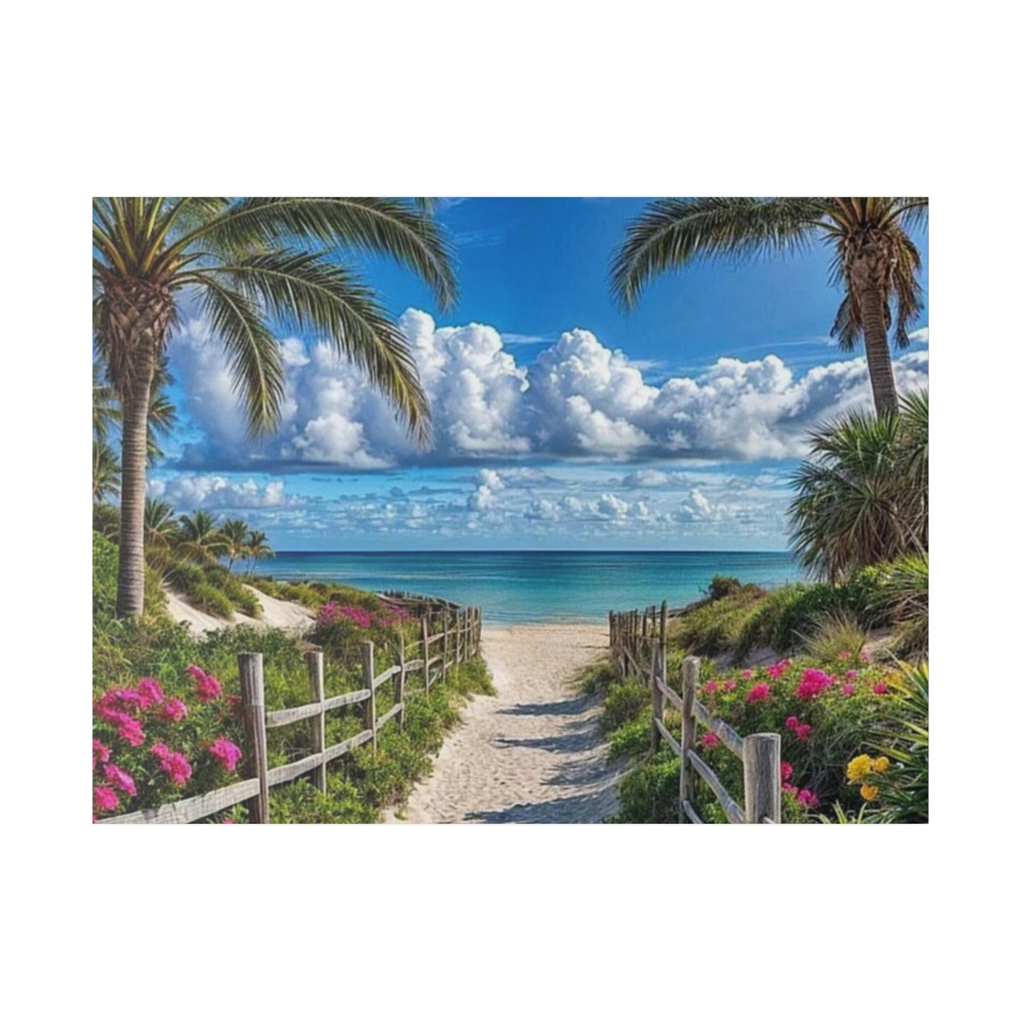 Paradise Found Matte Canvas, Stretched
