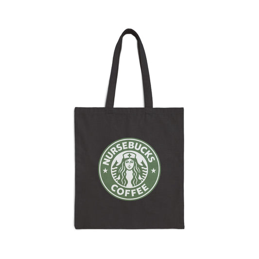 Nursebucks Coffee Cotton Canvas Tote Bag
