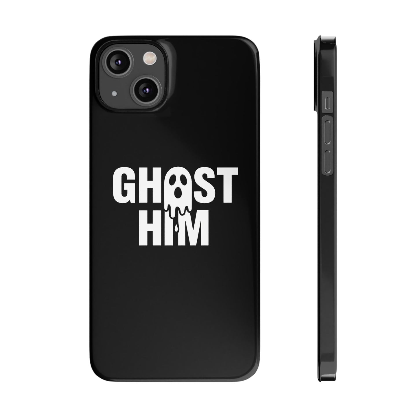 Ghost Him Slim iPhone Case