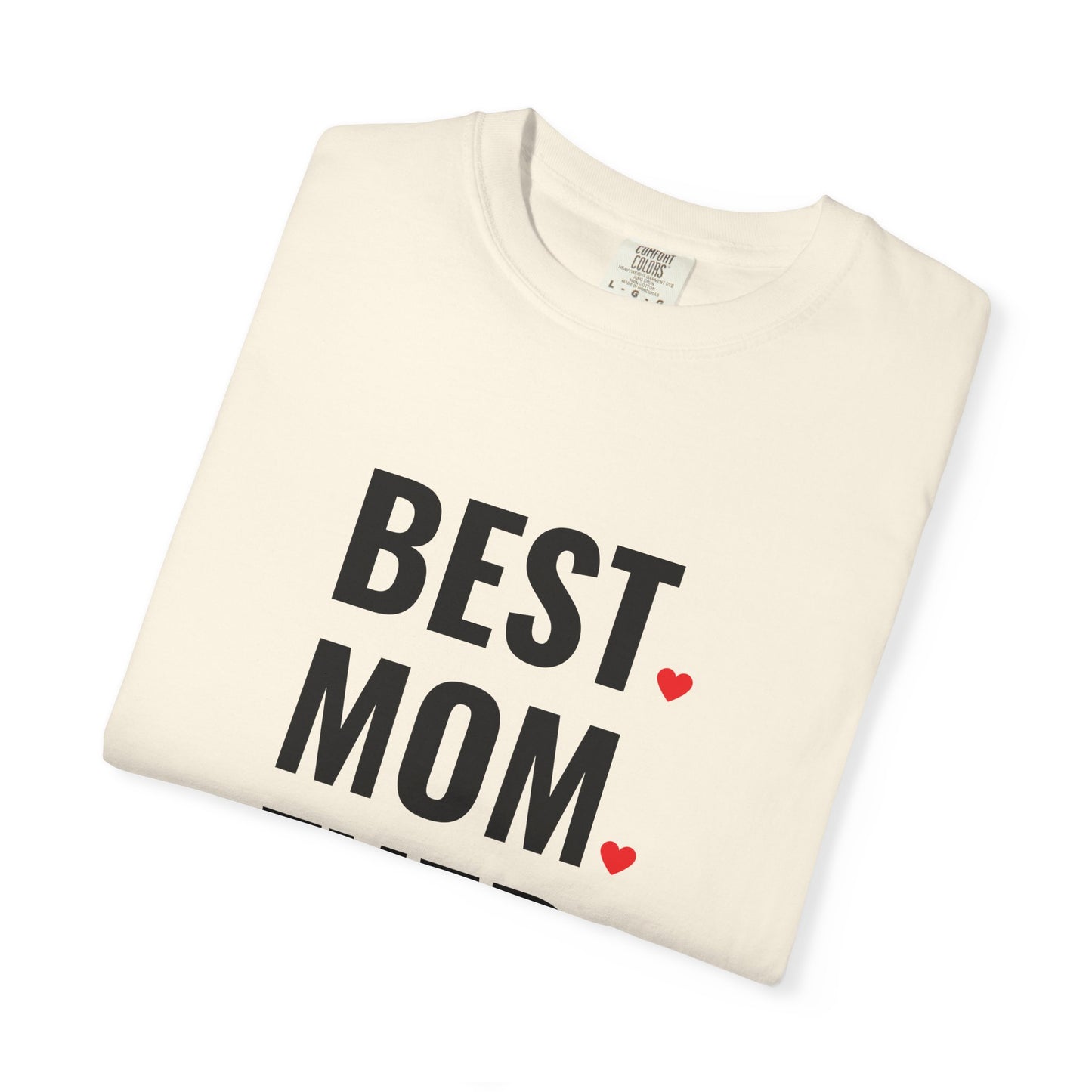 Best Mom Ever Hearts Oversized T-shirt