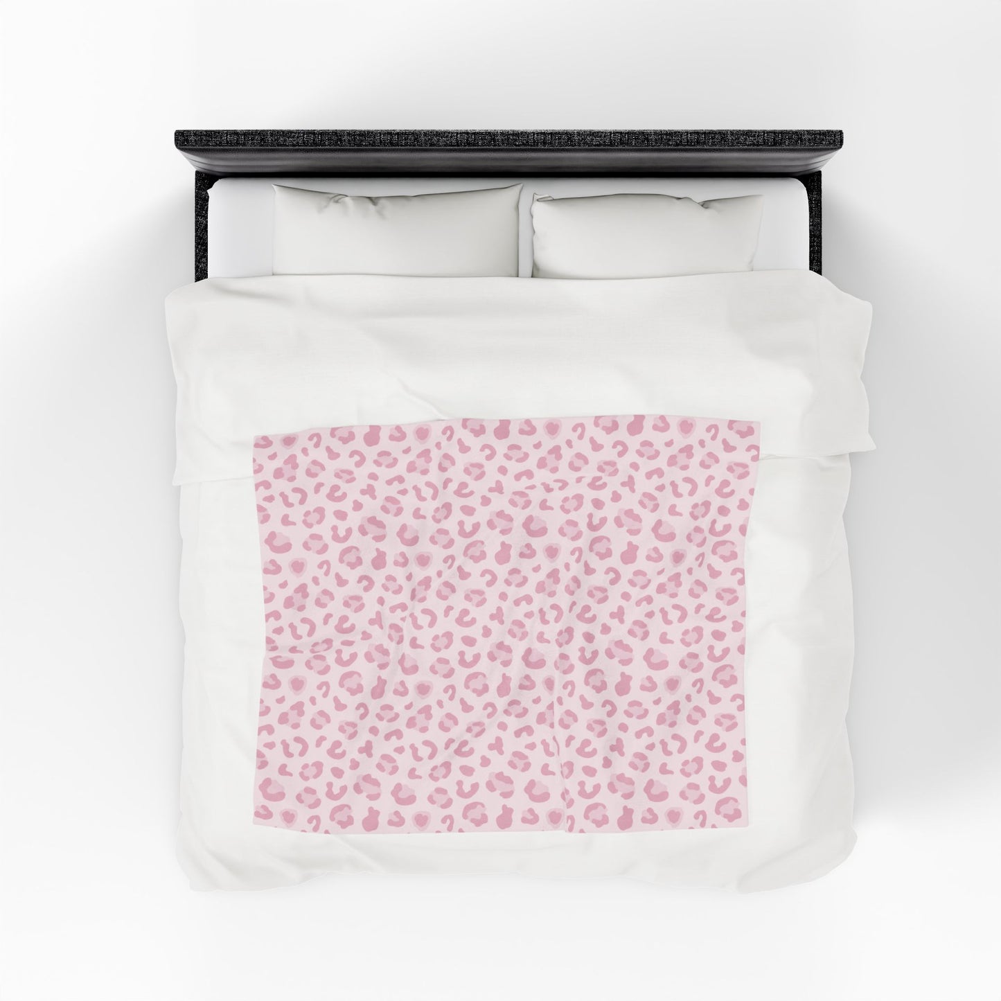 Pink Cheetah Velveteen Plush Blanket
