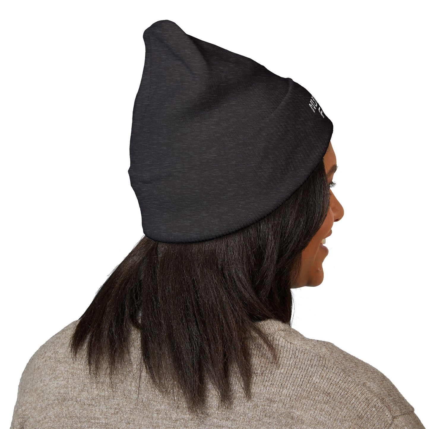 The Nurse Face Embroidered Classic Cuffed Beanie