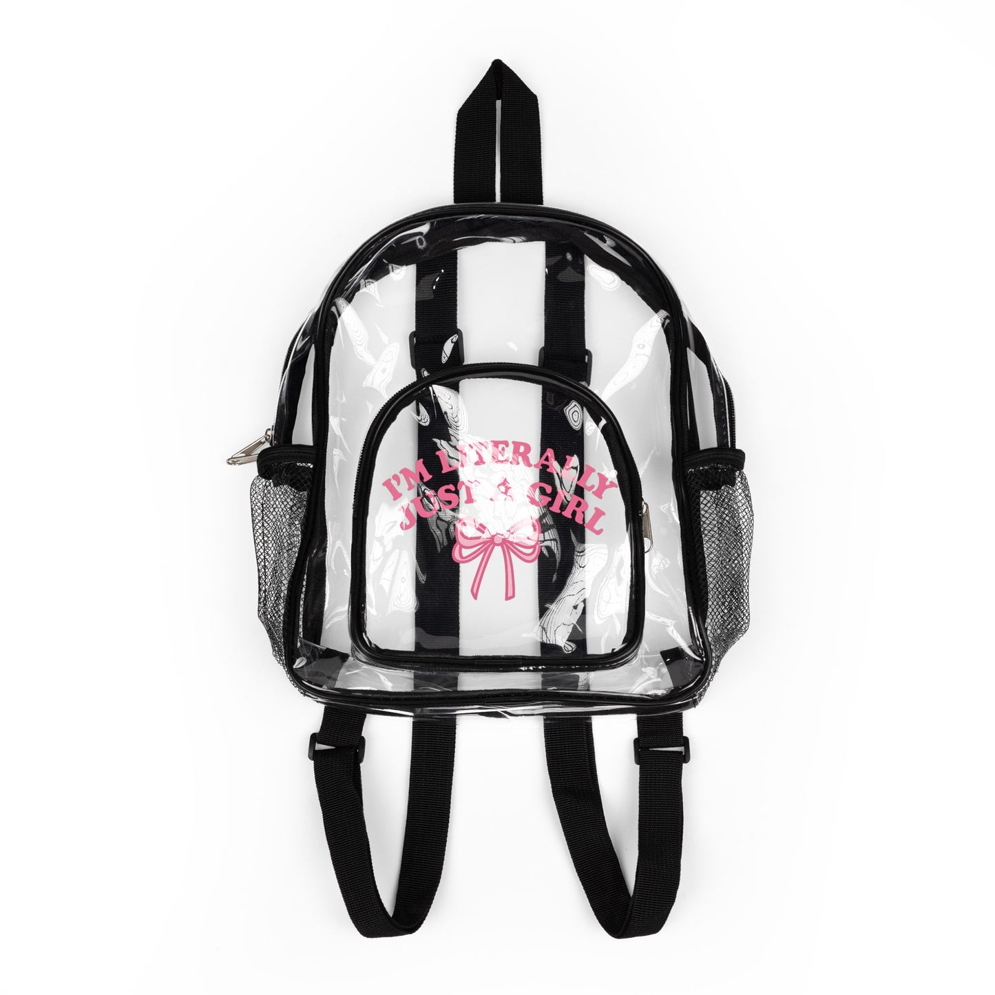 Clear I'm Literally Just a Girl Stadium Backpack