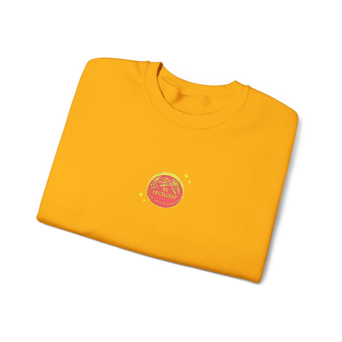 Be Excellent Embroidered Crewneck Sweatshirt