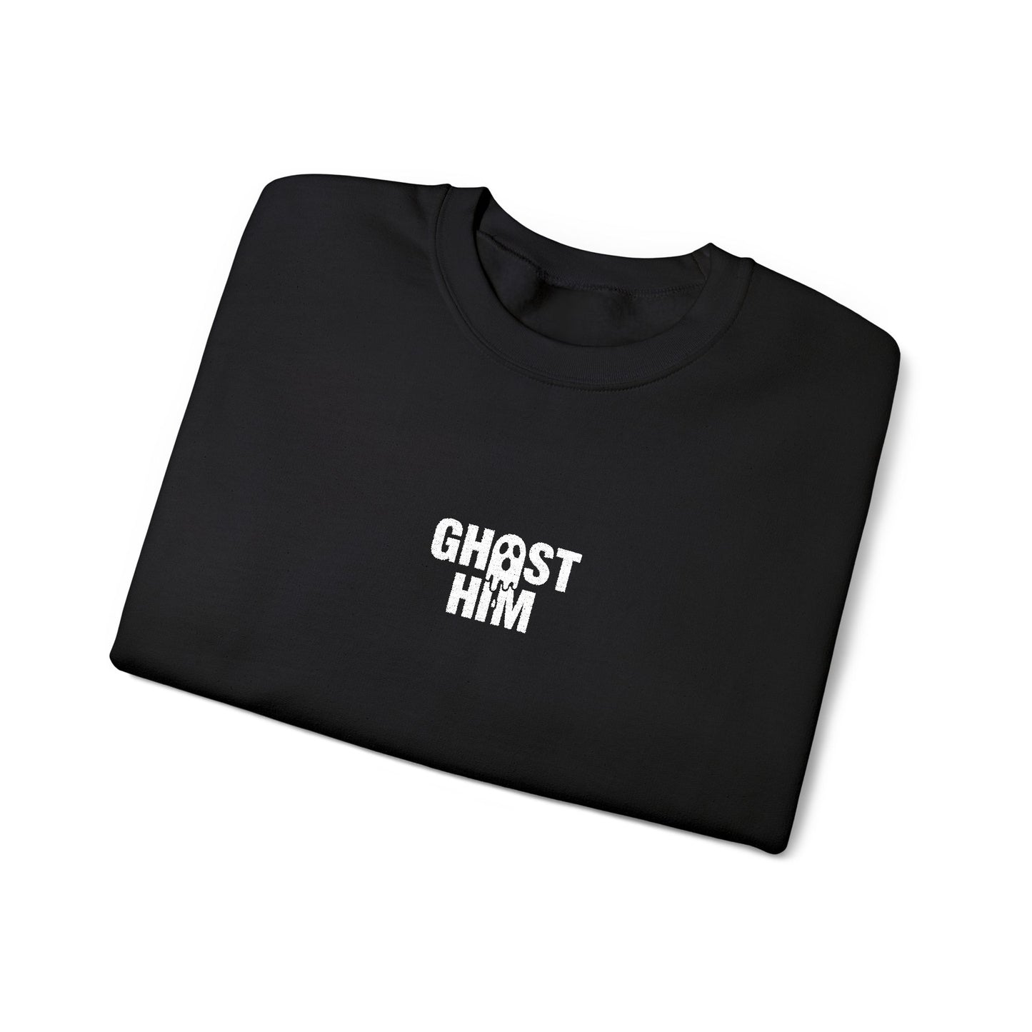 Ghost Him Embroidered Crewneck Sweatshirt