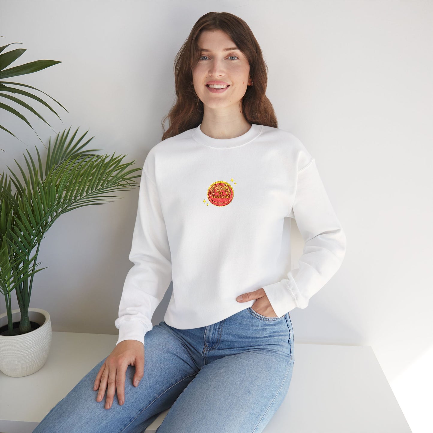 Be Excellent Embroidered Crewneck Sweatshirt