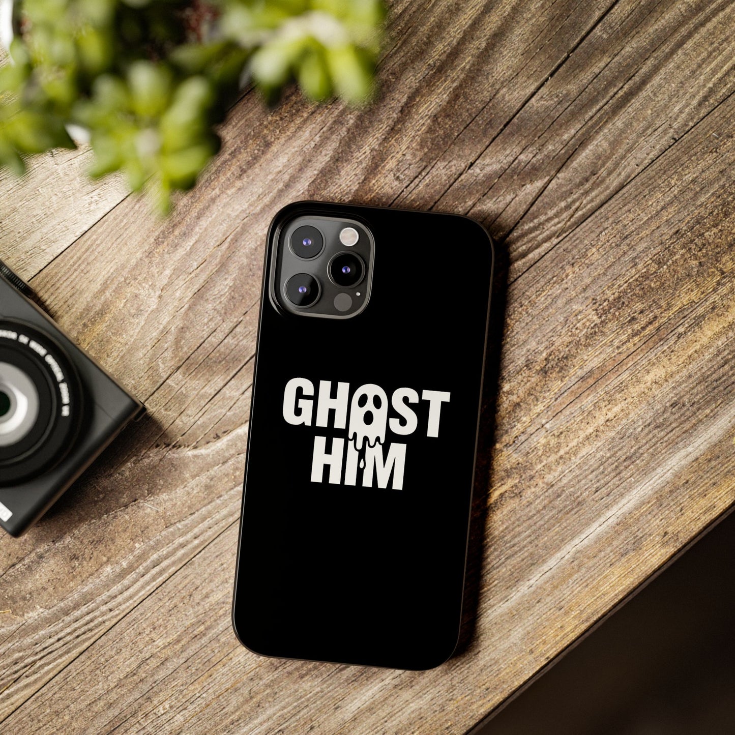 Ghost Him Slim iPhone Case