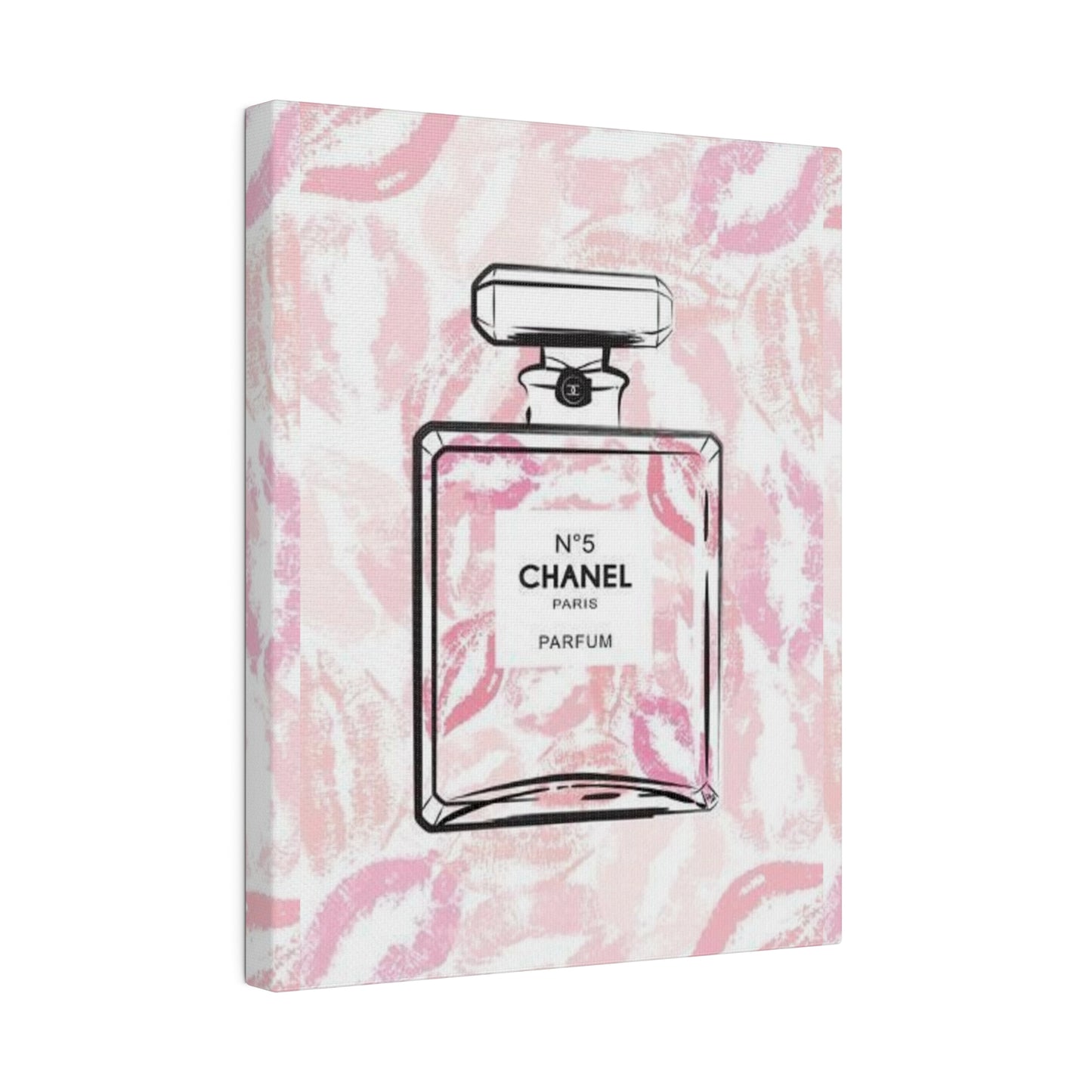 Luxury Fragrance Kisses Matte Canvas, Stretched