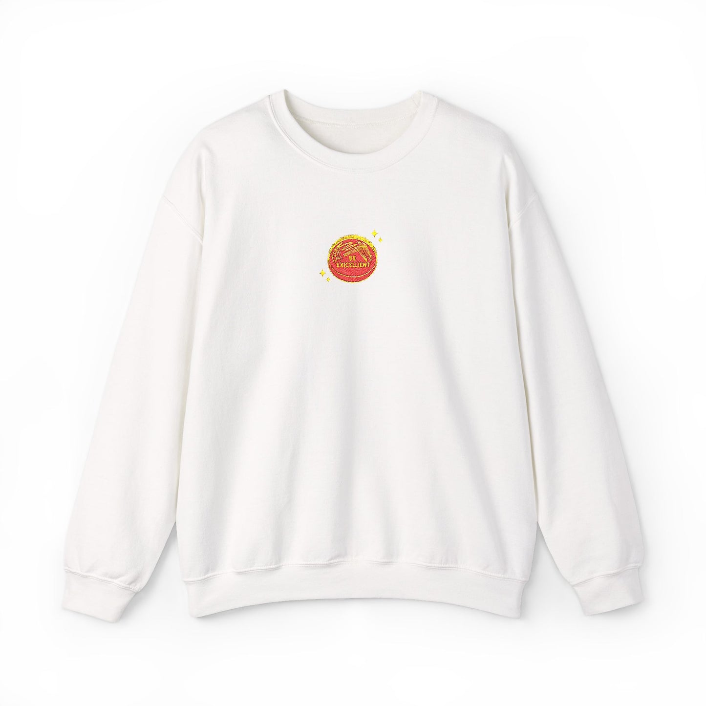 Be Excellent Embroidered Crewneck Sweatshirt