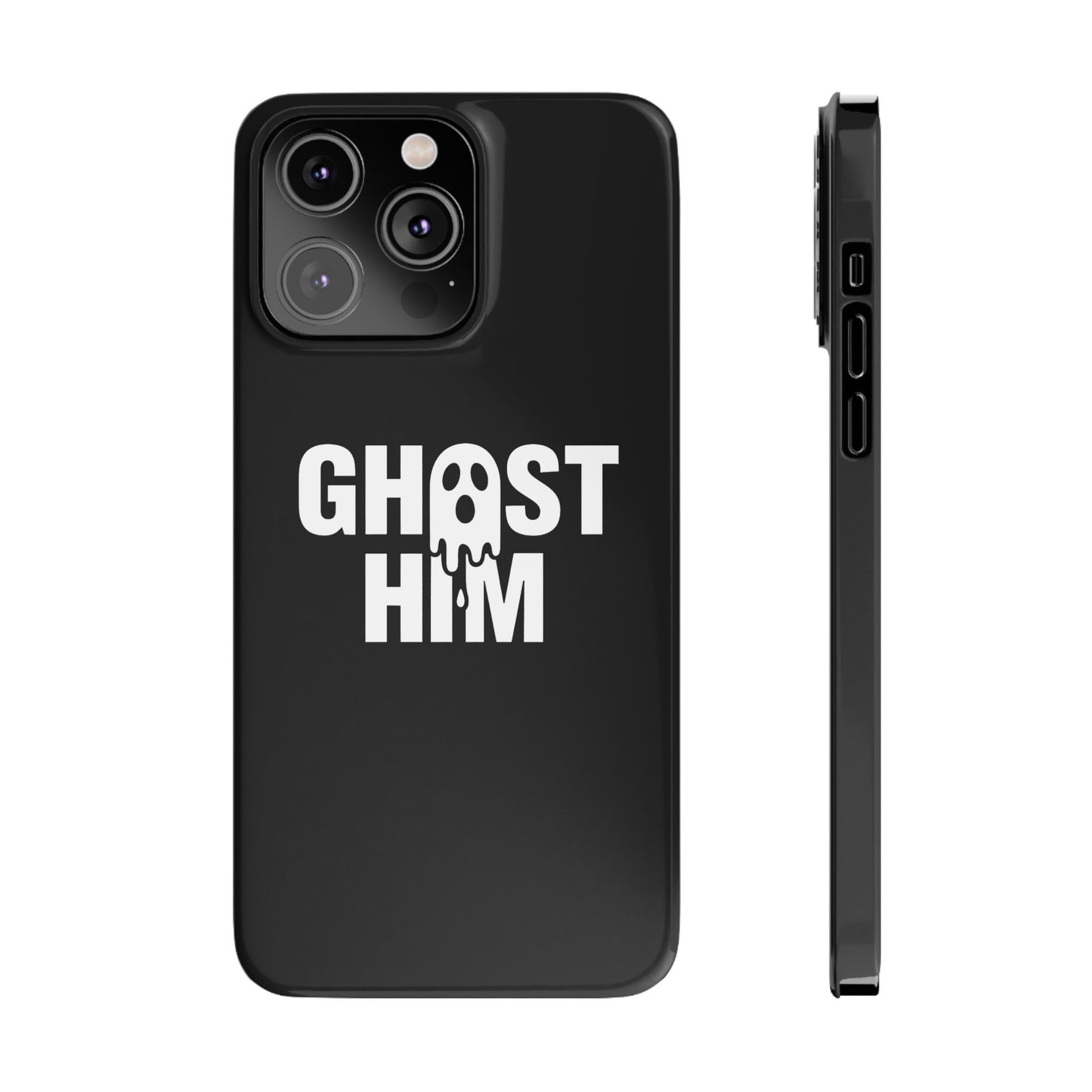 Ghost Him Slim iPhone Case