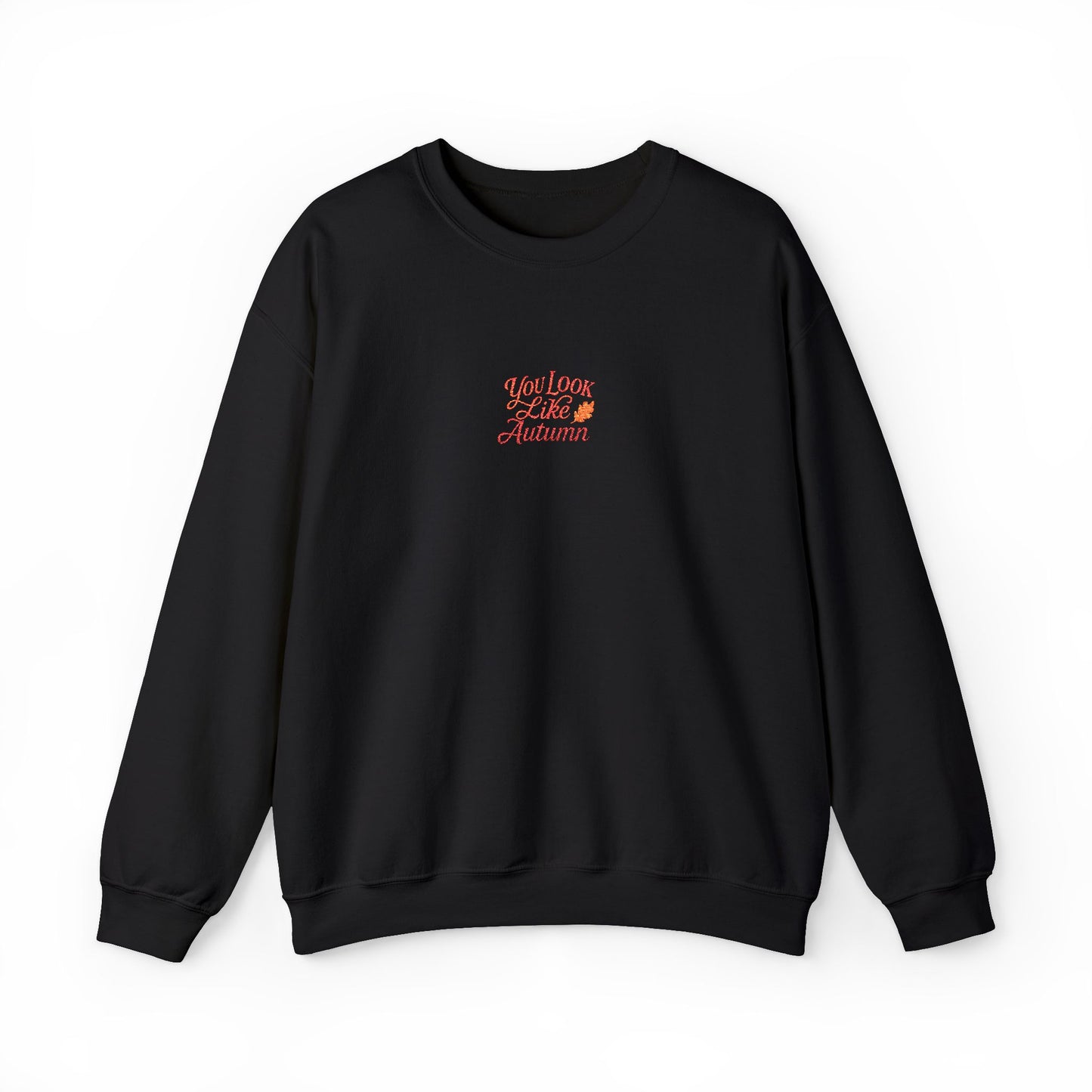 You Look Like Autumn Embroidered Crewneck Sweatshirt