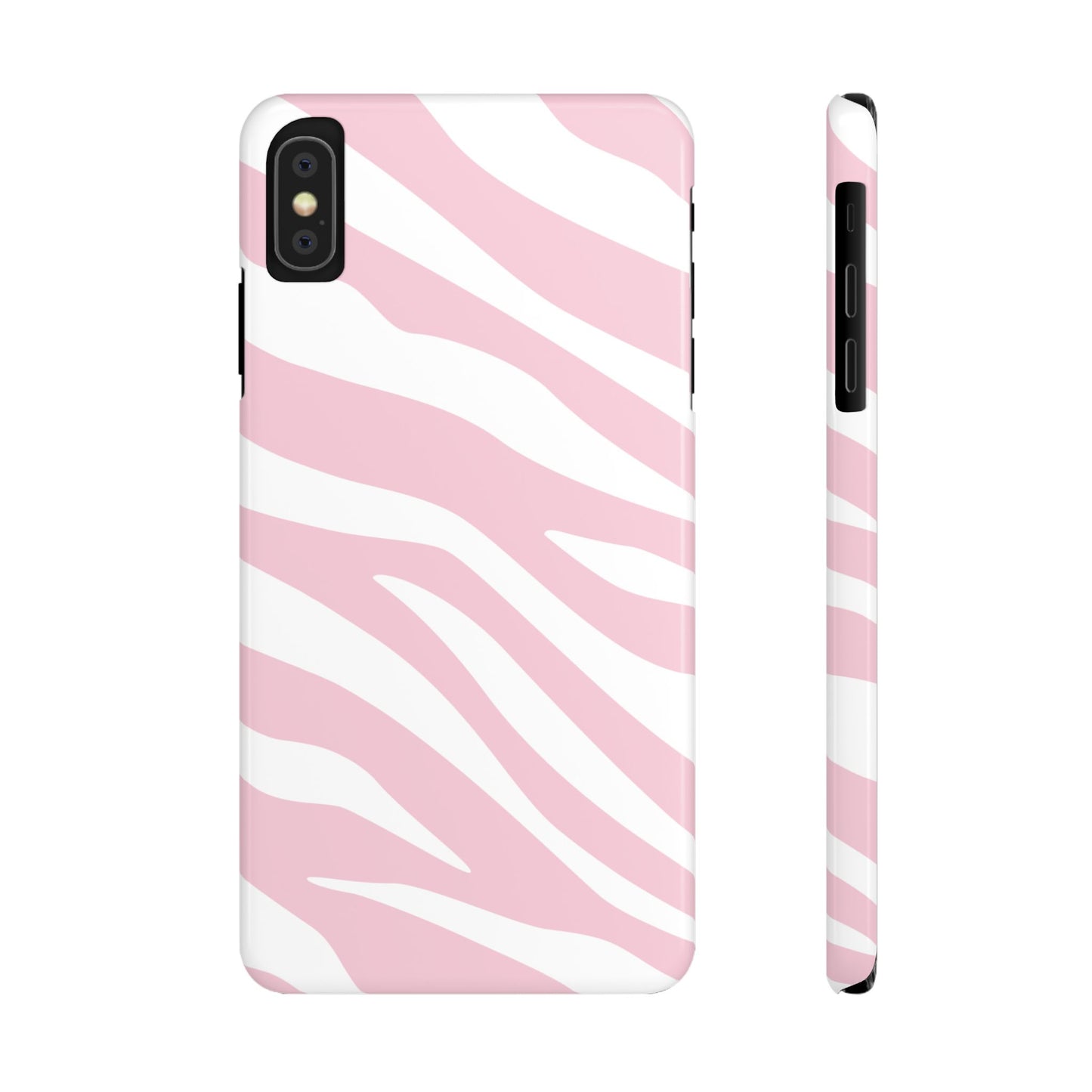 Pink Zebra Slim iPhone Case