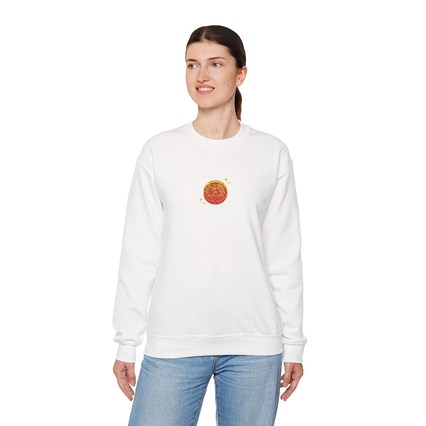 Be Excellent Embroidered Crewneck Sweatshirt