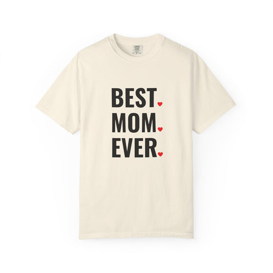 Best Mom Ever Hearts Oversized T-shirt