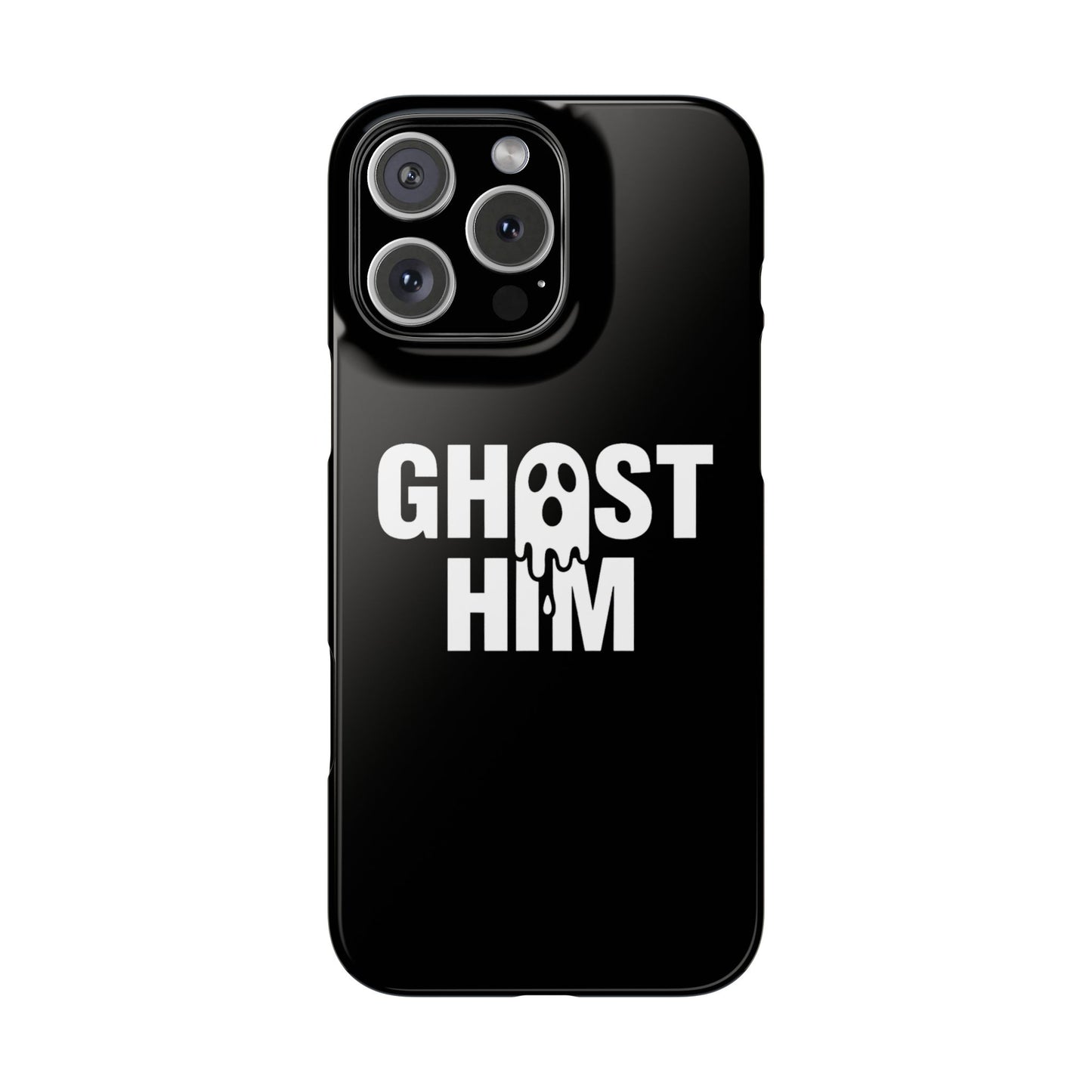 Ghost Him Slim iPhone Case