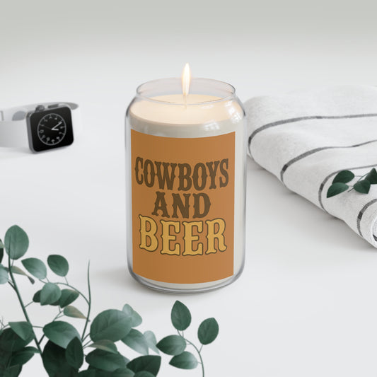 Cowboys and Beer Scented Candle (13.75 oz)