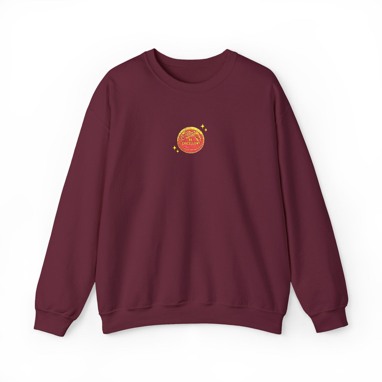 Be Excellent Embroidered Crewneck Sweatshirt