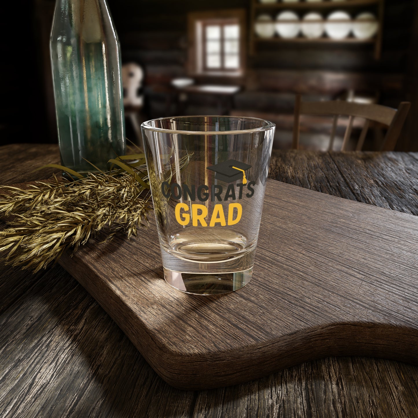 Congrats Grad Cap Shot Glass