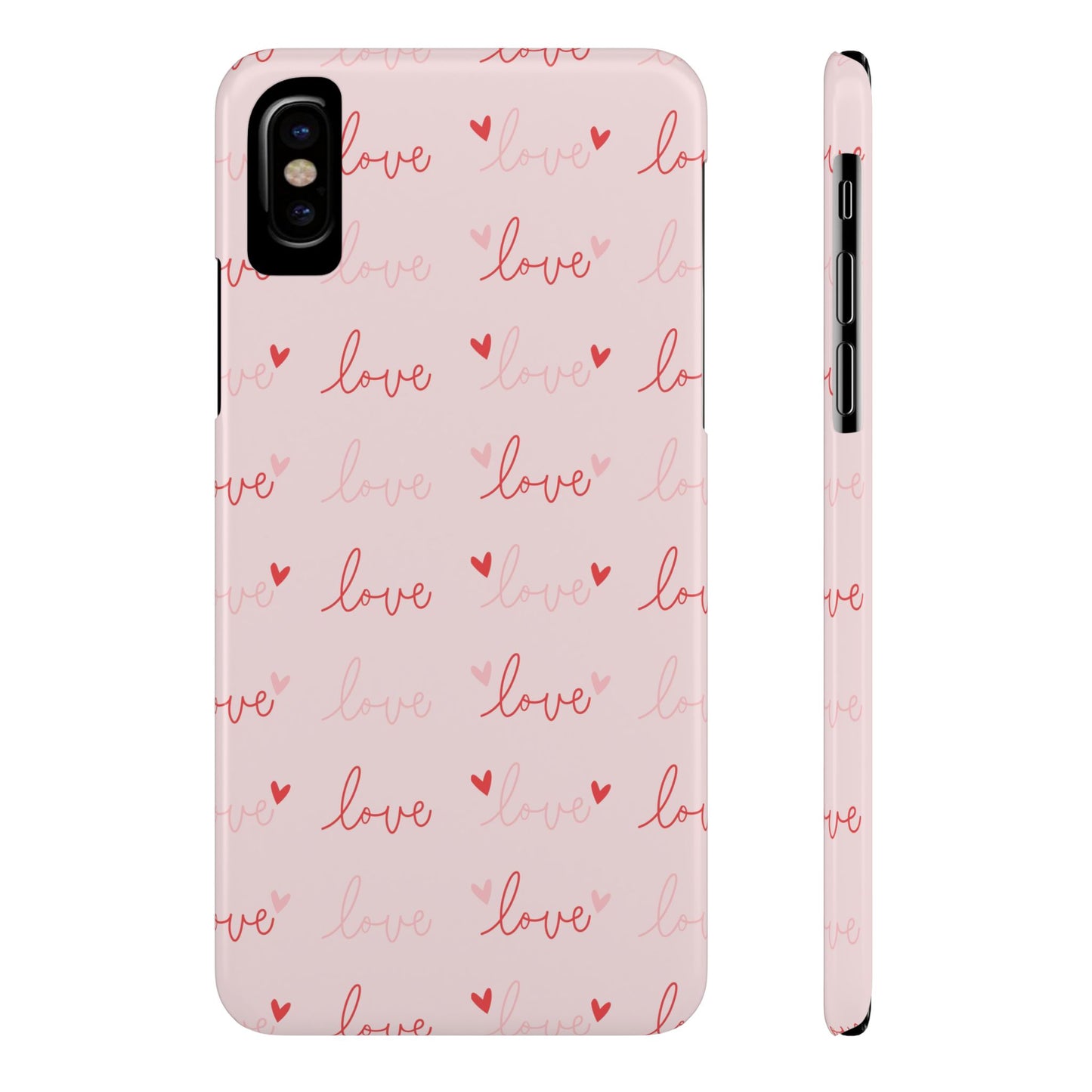 Love Silk Slim iPhone Case