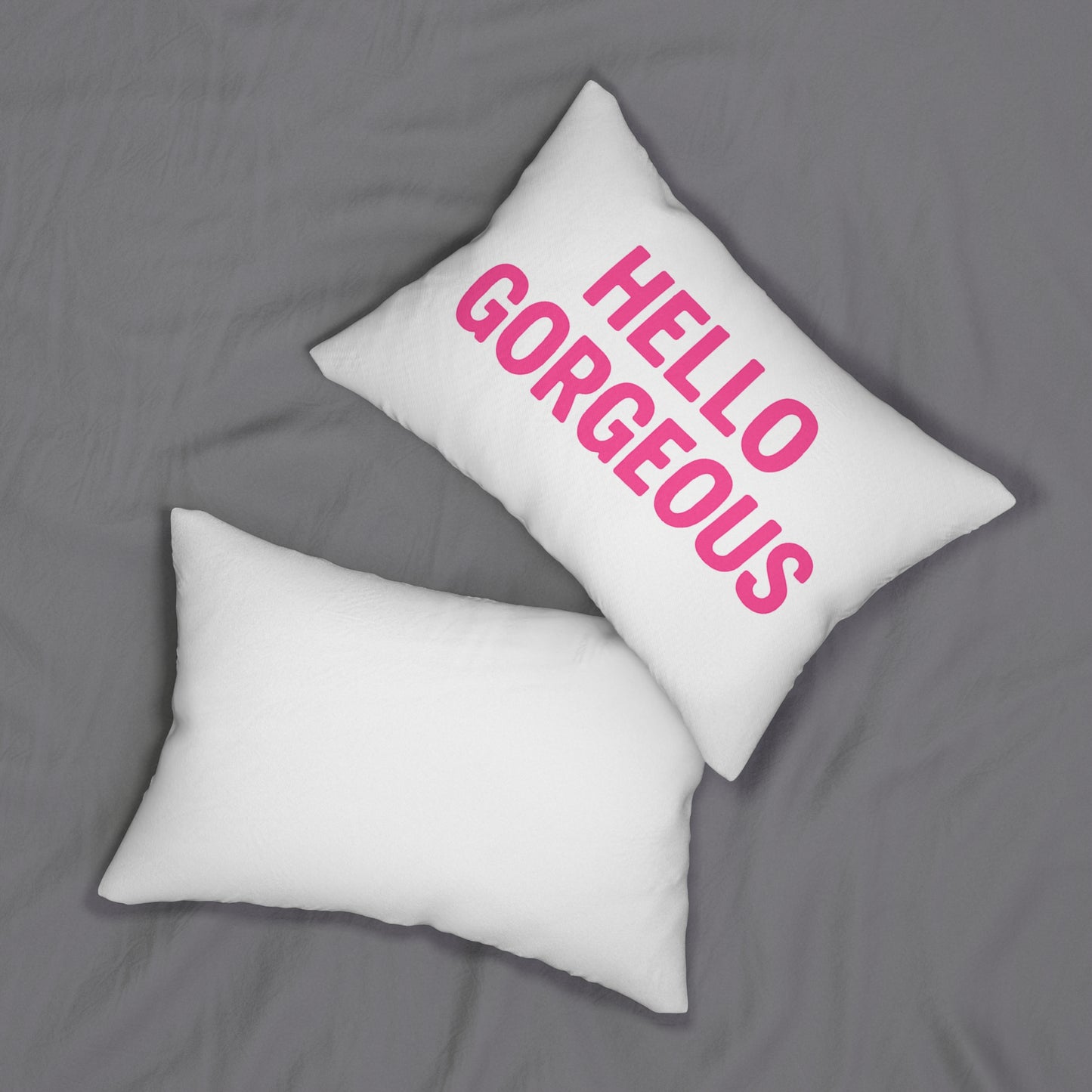 Hello Gorgeous Lumbar Pillow