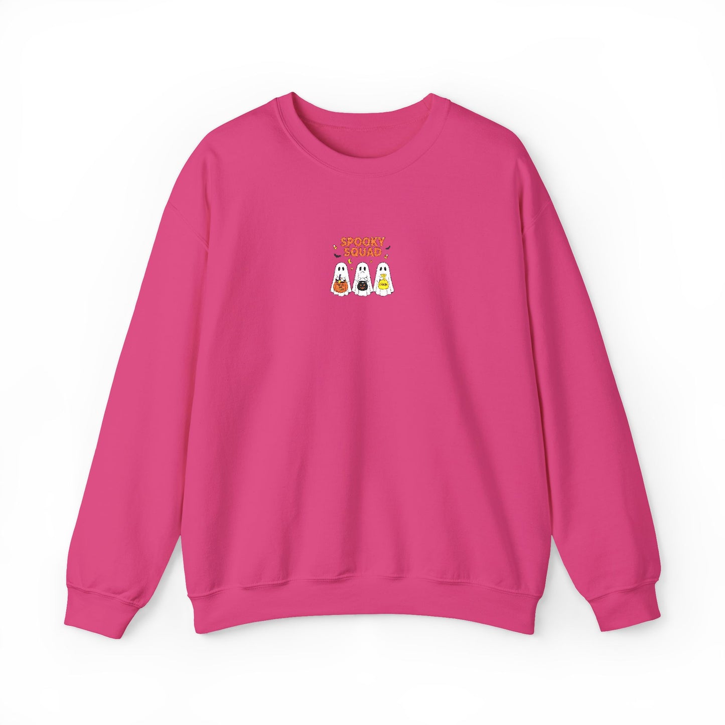 Spooky Squad Trick or Treat Embroidered Crewneck Sweatshirt