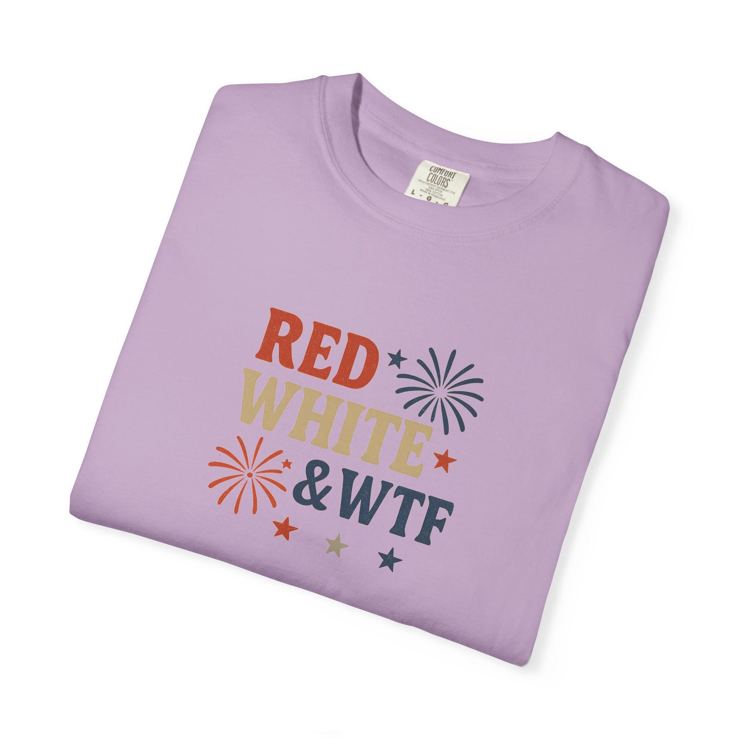 Red White and WTF Oversized T-shirt