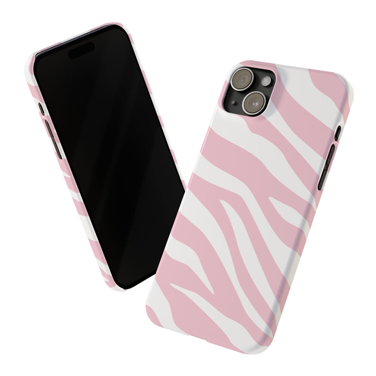 Pink Zebra Slim iPhone Case