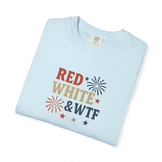 Red White and WTF Oversized T-shirt